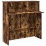 Mostrador de recepción roble ahumado 200x50x103,5 cm de , Escritorios - Ref: Foro24-3324218, Precio: 283,97 €, Descuento: %