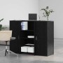 Mostrador de recepción roble negro 135x50x103,5 cm | Foro24.es | Tu tienda online para hogar, jardín y más Foro24.es
