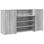 Mostrador de recepción sonoma gris 200x50x103,5 cm | Foro24.es | Tu tienda online para hogar, jardín y más Foro24.es