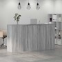 Mostrador de recepción sonoma gris 200x50x103,5 cm | Foro24.es | Tu tienda online para hogar, jardín y más Foro24.es