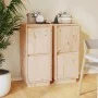 Sideboard 2 Stück massives Kiefernholz 31,5x34x75 cm von vidaXL, Sideboards - Ref: Foro24-813381, Preis: 99,80 €, Rabatt: %