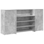 Mostrador de recepción gris hormigón 200x50x103,5 cm | Foro24.es | Tu tienda online para hogar, jardín y más Foro24.es