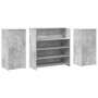 Mostrador de recepción gris hormigón 200x50x103,5 cm | Foro24.es | Tu tienda online para hogar, jardín y más Foro24.es