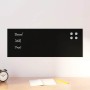 Pizarra magnética de pared vidrio templado negro 80x30 cm | Foro24.es | Tu tienda online para hogar, jardín y más Foro24.es