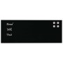 Pizarra magnética de pared vidrio templado negro 80x30 cm | Foro24.es | Tu tienda online para hogar, jardín y más Foro24.es