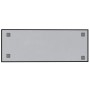 Pizarra magnética de pared vidrio templado negro 80x30 cm
