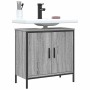 Armario lavabo baño madera ingeniería gris Sonoma 60x30x60 cm de , Tocadores de baño - Ref: Foro24-842449, Precio: 76,05 €