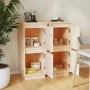 Sideboard 2 Stück massives Kiefernholz 31,5x34x75 cm von vidaXL, Sideboards - Ref: Foro24-813381, Preis: 99,80 €, Rabatt: %