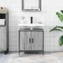 Armario lavabo baño madera ingeniería gris Sonoma 60x30x60 cm de , Tocadores de baño - Ref: Foro24-842449, Precio: 76,05 €