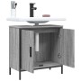 Armario lavabo baño madera ingeniería gris Sonoma 60x30x60 cm de , Tocadores de baño - Ref: Foro24-842449, Precio: 76,05 €