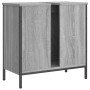 Armario lavabo baño madera ingeniería gris Sonoma 60x30x60 cm de , Tocadores de baño - Ref: Foro24-842449, Precio: 76,05 €