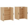 Armario de pared 2 unidades roble Sonoma 69,5x34x90 cm de , Aparadores - Ref: Foro24-3195630, Precio: 139,11 €, Descuento: %