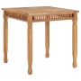 Mesa de comedor de jardín madera maciza de teca 80x80x80 cm de , Mesas de jardín - Ref: Foro24-49384, Precio: 209,60 €