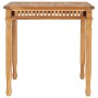 Mesa de comedor de jardín madera maciza de teca 80x80x80 cm de , Mesas de jardín - Ref: Foro24-49384, Precio: 209,60 €