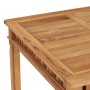 Mesa de comedor de jardín madera maciza de teca 80x80x80 cm de , Mesas de jardín - Ref: Foro24-49384, Precio: 209,60 €
