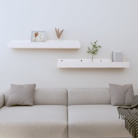 Estante flotante de pared 2 uds MDF negro brillo 50x23x3,8 cm | Foro24.es | Tu tienda online para hogar, jardín y más Foro24.es
