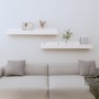 Estantes de pared 2 uds madera maciza de pino blanco 80x12x9 cm | Foro24.es | Tu tienda online para hogar, jardín y más Foro24.es