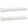 Estantes de pared 2 uds madera maciza de pino blanco 80x12x9 cm | Foro24.es | Tu tienda online para hogar, jardín y más Foro24.es