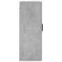 Armario de pared gris hormigón 69,5x34x90 cm de , Aparadores - Ref: Foro24-828432, Precio: 71,40 €