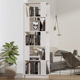 Estantería/divisor de espacios madera pino blanco 51x25x163,5cm de , Librerías y estanterías - Ref: Foro24-814045, Precio: 69...