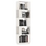Estantería/divisor de espacios madera pino blanco 51x25x163,5cm de , Librerías y estanterías - Ref: Foro24-814045, Precio: 69...