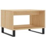 Mesa de centro madera de ingeniería roble Sonoma 60x50x40 cm