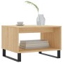 Mesa de centro madera de ingeniería roble Sonoma 60x50x40 cm