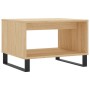 Mesa de centro madera de ingeniería roble Sonoma 60x50x40 cm