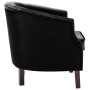 Sillón de terciopelo negro de , Sillones - Ref: Foro24-247007, Precio: 210,96 €