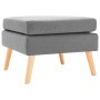 Reposapiés de tela gris claro de , Otomanas - Ref: Foro24-288733, Precio: 87,68 €