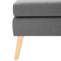 Reposapiés de tela gris claro de , Otomanas - Ref: Foro24-288733, Precio: 87,68 €