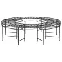 Banco de jardín redondo de acero negro 160 cm de vidaXL, Bancos de jardín - Ref: Foro24-318821, Precio: 251,83 €, Descuento: %