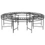 Runde Gartenbank aus schwarzem Stahl, 160 cm von vidaXL, Gartenbänke - Ref: Foro24-318821, Preis: 256,35 €, Rabatt: %