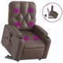 Sillón reclinable de masaje de pie de cuero sintético marrón | Foro24.es | Tu tienda online para hogar, jardín y más Foro24.es