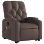 Sillón reclinable de masaje de pie de cuero sintético marrón | Foro24.es | Tu tienda online para hogar, jardín y más Foro24.es