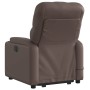 Sillón reclinable de masaje de pie de cuero sintético marrón | Foro24.es | Tu tienda online para hogar, jardín y más Foro24.es