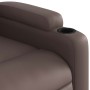 Sillón reclinable de masaje de pie de cuero sintético marrón | Foro24.es | Tu tienda online para hogar, jardín y más Foro24.es