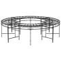 Runde Gartenbank aus schwarzem Stahl, 160 cm von vidaXL, Gartenbänke - Ref: Foro24-318821, Preis: 256,35 €, Rabatt: %