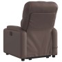 Sillón de masaje elevable eléctrico cuero sintético marrón de , Sillones - Ref: Foro24-3204795, Precio: 325,91 €