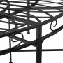 Runde Gartenbank aus schwarzem Stahl, 160 cm von vidaXL, Gartenbänke - Ref: Foro24-318821, Preis: 256,35 €, Rabatt: %
