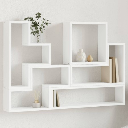 Estantería de pared madera de ingeniería blanco 96x12x64 cm | Foro24.es | Tu tienda online para hogar, jardín y más Foro24.es