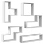 Estantería de pared madera de ingeniería blanco 96x12x64 cm | Foro24.es | Tu tienda online para hogar, jardín y más Foro24.es