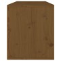 Honigbrauner Hängeschrank aus massivem Kiefernholz 80x30x35 cm von vidaXL, Regale und Regale - Ref: Foro24-813461, Preis: 55,...