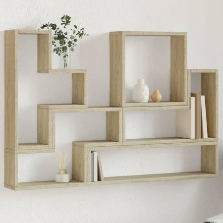 Estantería de pared madera ingeniería roble Sonoma 96x12x64 cm | Foro24.es | Tu tienda online para hogar, jardín y más Foro24.es