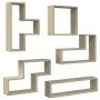 Estantería de pared madera ingeniería roble Sonoma 96x12x64 cm | Foro24.es | Tu tienda online para hogar, jardín y más Foro24.es