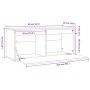 Honigbrauner Hängeschrank aus massivem Kiefernholz 80x30x35 cm von vidaXL, Regale und Regale - Ref: Foro24-813461, Preis: 55,...