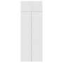 Armario de madera de ingeniería blanco 80x42,5x225 cm