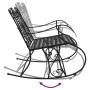 Zweisitzige Garten-Schaukelbank schwarzer Stahl 113 cm von vidaXL, Gartenbänke - Ref: Foro24-318829, Preis: 182,88 €, Rabatt: %