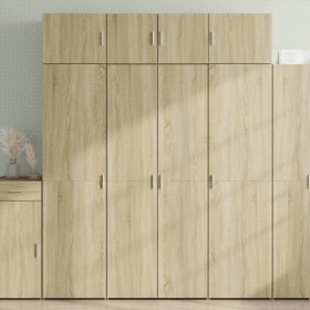 Armario de madera de ingeniería roble Sonoma 80x42,5x225 cm
