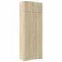 Armario de madera de ingeniería roble Sonoma 80x42,5x225 cm